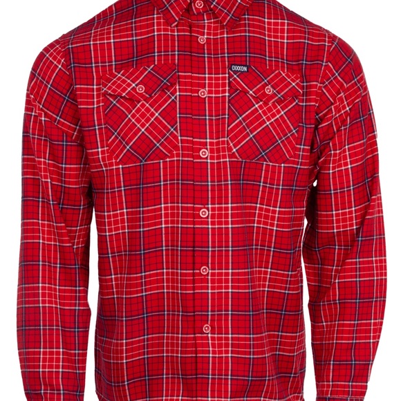 🔥2/$150🔥DIXXON The Dirte Long sleeve Flannel Plaid Men’s XL - Picture 2 of 7
